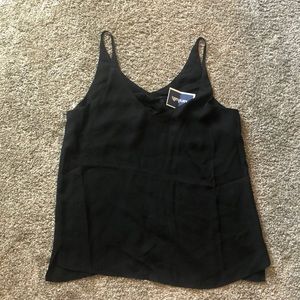 Black tank top